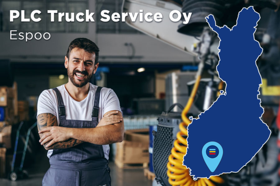 PLC Truck Service Oy raskaan kaluston korjaamo liittyi MECA Truck -ketjuun.