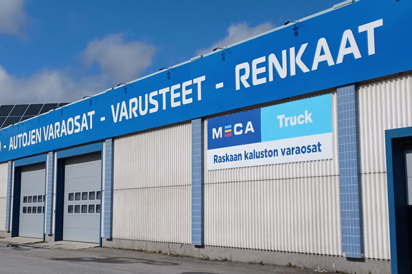 Raskaan kaluston varaosat saat MECA Truck aluevarastoilta Lahti, Seinäjoki ja Oulu.