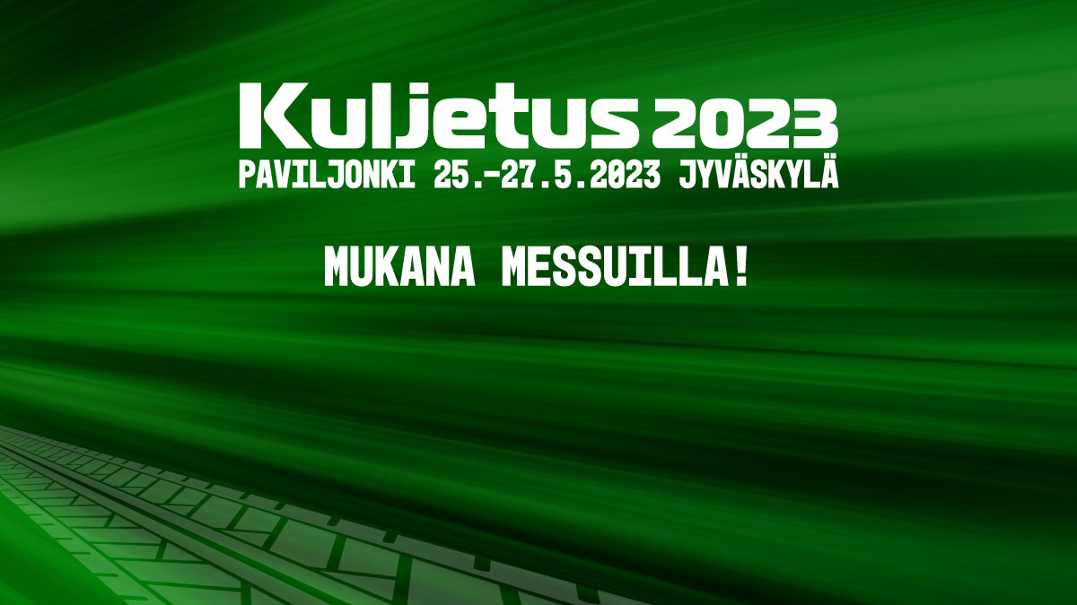 MECA Truck mukana Kuljetus 2023 kuljetusmessuilla Jyväskylän Paviljongissa